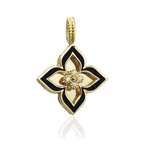 Złota zawieszka z cyrkoniami próba 585 