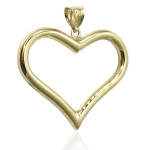 Złota zawieszka serce próba 585