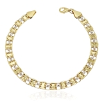 Złota bransoletka diamentowana próba 585 