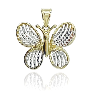 Złota zawieszka motyl próba 585