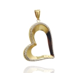 Złota zawieszka serce próba 585 