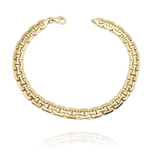 Złota bransoletka pełna próba 585   