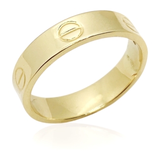 Złoty pierścionek obrączka 585 