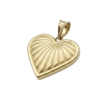 Złota zawieszka serce 14k   