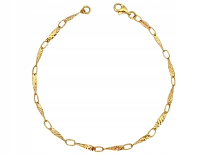 Złota bransoletka łezki próba 585