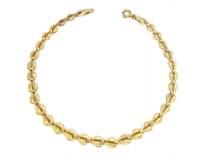 Złota bransoletka finezyjna próba 585