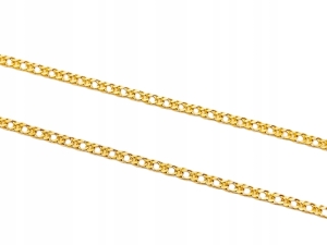 Złoty łańcuszek rombo próba 585