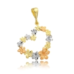 Złota zawieszka serce próba 585