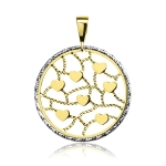 Złota zawieszka ażurowa próba 585