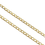 Złoty łańcuszek pancerka próba 585