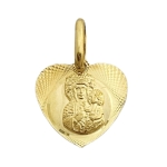 Złoty medalik Matka Boska próba 585