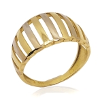 Złoty pierścionek ażurowy próba 585 