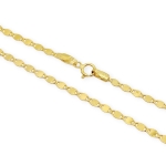 Złoty łańcuszek z blaszki próba 585