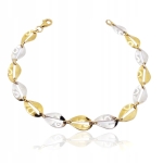 Złota bransoletka finezyjna próba 333